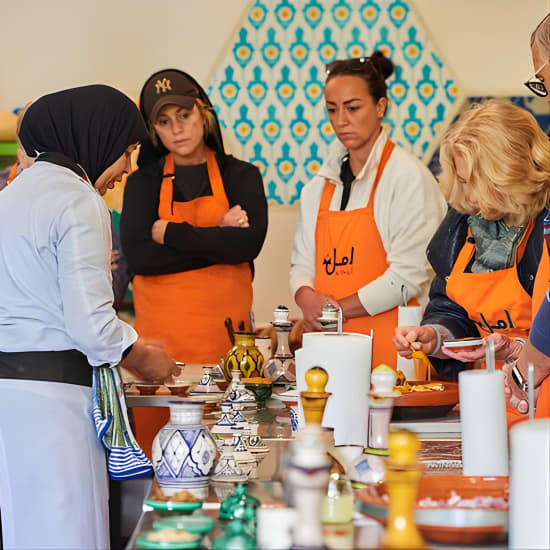 3 Hour Moroccan Cooking Class in Marrakech at Amal Cooking Classes & Catering – Targa, Marrakesh, Morocco