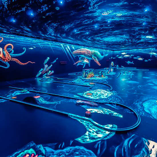 3d Blacklight Minigolf – Jbr / Marina Dubai at 3D Blacklight Minigolf Dubai