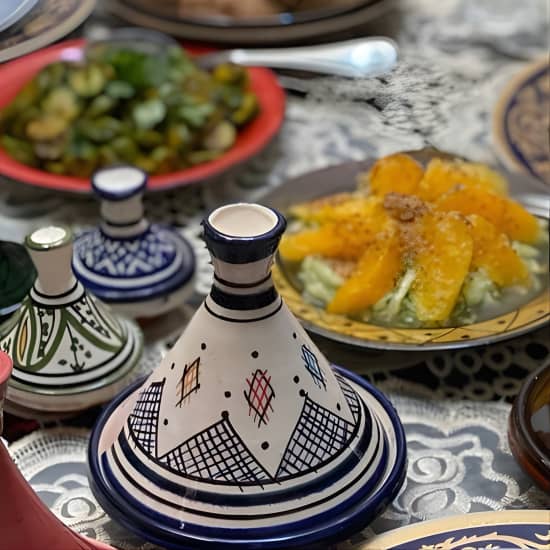4-hour Cooking Class in a Moroccan Kitchen with a Chef at Hammam Ziani, Marrakesh, Morocco