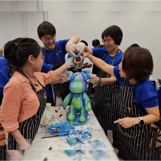 Art Jamming at Oxley BizHub 2