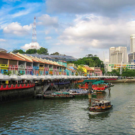City Highlights: Singapore River & Marina Bay Guided Tour at Raffles Place MRT station