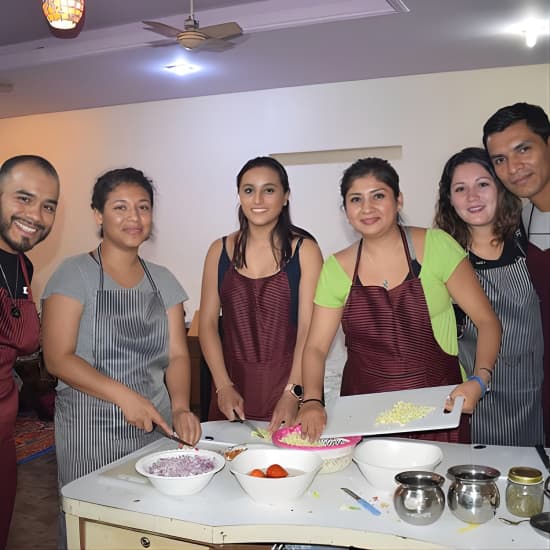 Cooking class with family in Jaipur at 29-C