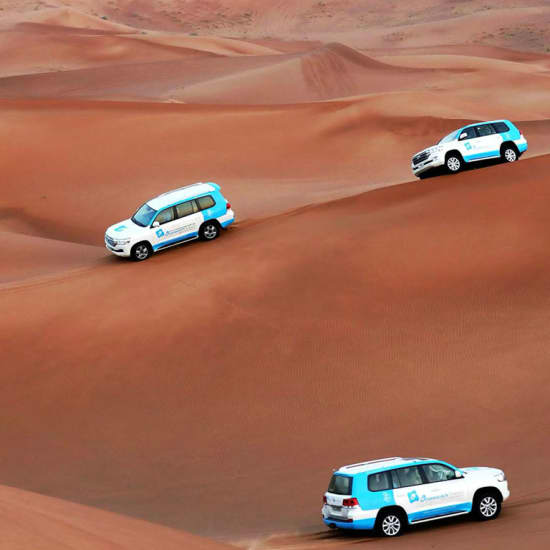 Desert Evening Safari + BBQ Dinner at Big Bus Parking – Abu Dhabi Mall