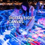 Digital Light Canvas by teamLab at Marina Bay Sands
