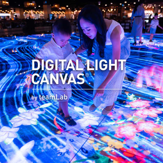 Digital Light Canvas by teamLab at Marina Bay Sands