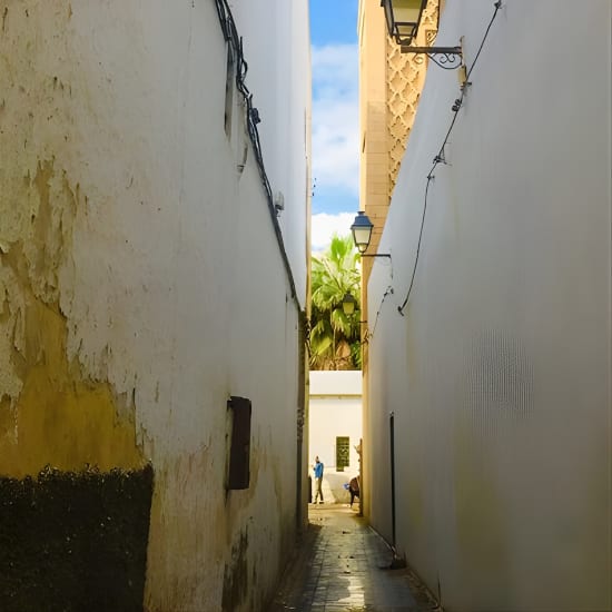 Discovering Life & Walk Inside Old Medina at La Sqala, Casablanca, Morocco