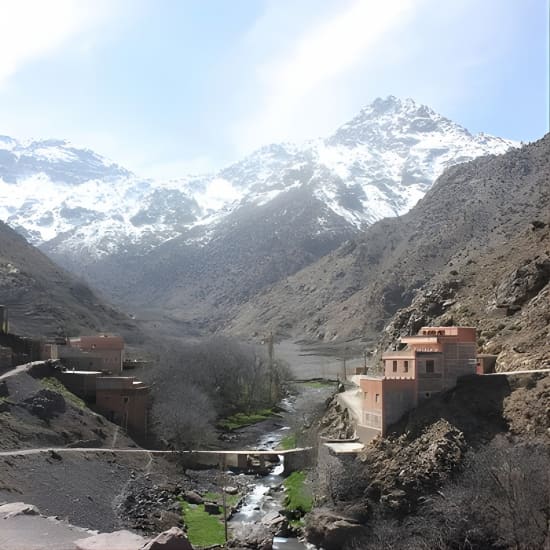 From Marrakech hiking day trip in Imlil Valley and kasbah Toubkal at Marrakesh, Marrakesh, Morocco