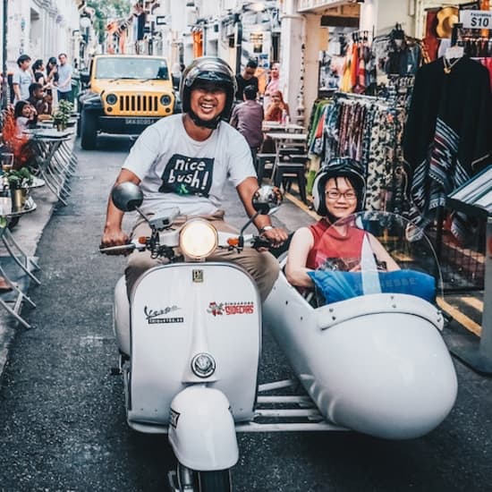 Joo Chiat & Katong Vespa Tour in Singapore at Singapore Sidecars Joo Chiat & Katong, Singapore, Singapore