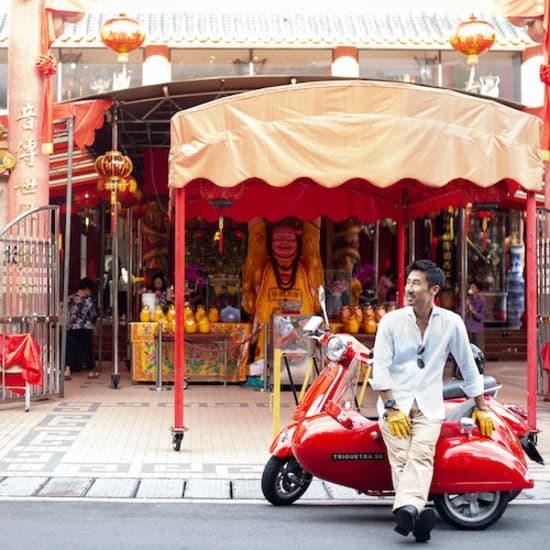 Joo Chiat & Katong Vespa Tour in Singapore at Singapore Sidecars Joo Chiat & Katong