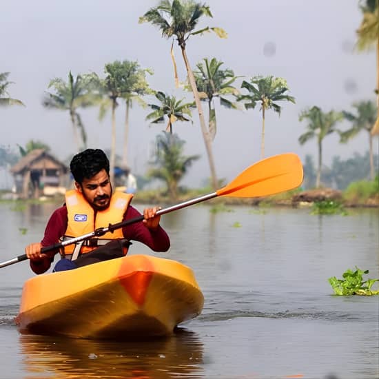 Kayaking and Training at Cochin at Secret Routes Kayaking Kadamakkudy -Kochi Kayaking
