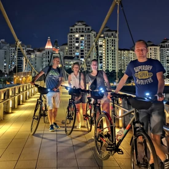 Marina Bay Night Bike Tour: Cycle Singapore’s Neon Evening Scene at Let’s Go Tour Singapore, Singapore, Singapore