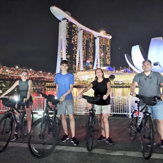 Marina Bay Night Bike Tour: Cycle Singapore’s Neon Evening Scene at Let’s Go Tour Singapore