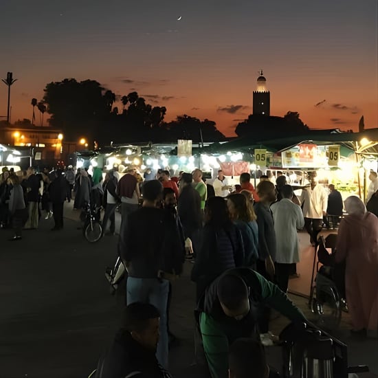 Marrakech by Night – 2.5 Hours Tour at Poste du Maroc