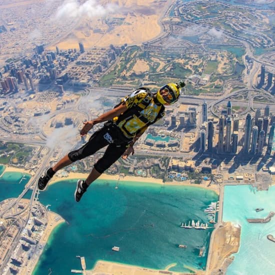 Skydive Dubai over The Palm with Photos & Video at Skydive Dubai