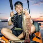 Sunset & Night Kayak Fishing at Pasir Ris Park Carpark A, Singapore, Singapore