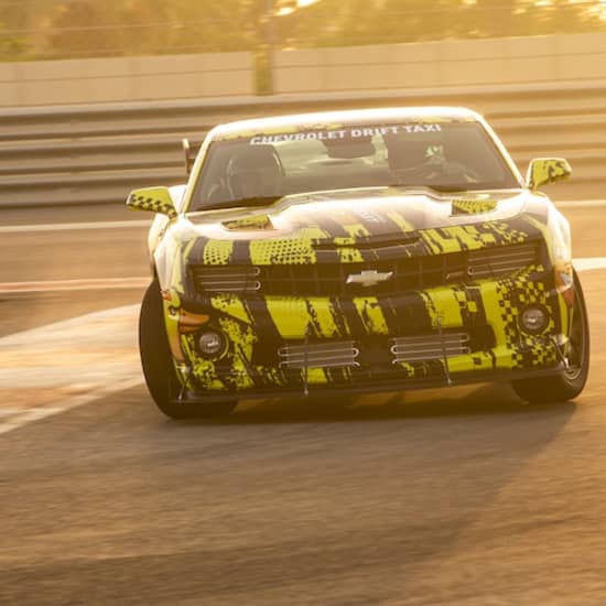 Yas Marina Chevrolet Drift Taxi Passenger Experience at Yas Marina Circuit
